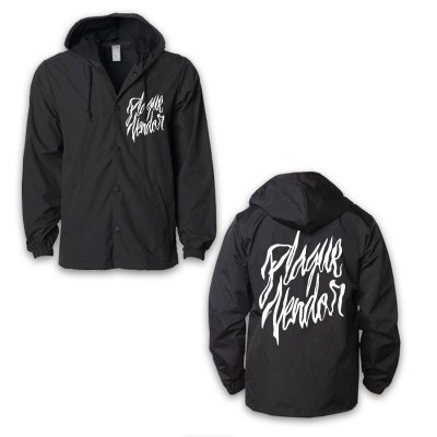 IMAGE | Logo Hooded Windbreaker (Black)