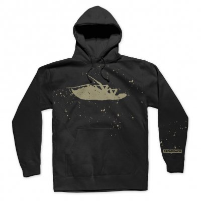 Bleached Logo Pullover Hoodie (Black)