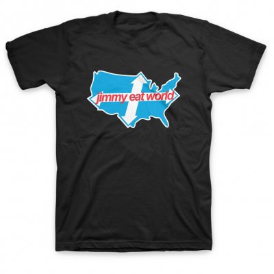 jimmy-eat-world - Across America Tee (Black)