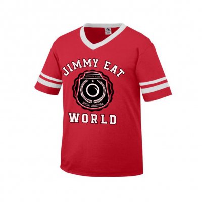 Jimmy Eat World - Collegiate Jersey T-Shirt (Red)