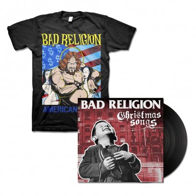 Bad Religion - Christmas Songs LP (Black)/Tee Bundle