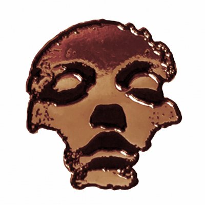 converge - Jane Doe Face Enamel Pin (Bronze)