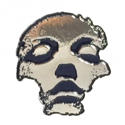 converge - Jane Doe Face Enamel Pin (Silver)