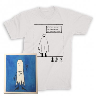 frank-iero - Ghost T-Shirt/Boozey Giclee Bundle