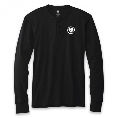 Rise Against - HeartFist Longsleeve Henley (Black)