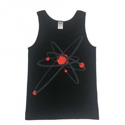 strung-out - Black/Red Astrolux Tank (Black)