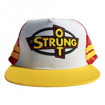 Strung Out - OG Logo Trucker Hat (Red/Yellow)