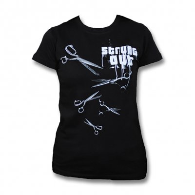 Women's Scissors Tee (Black)
