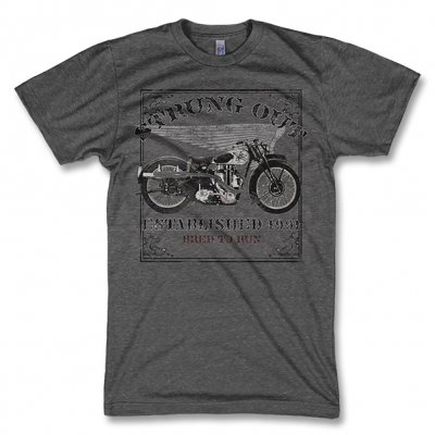 Strung Out - Vintage Bike Tee (Heather Charcoal)