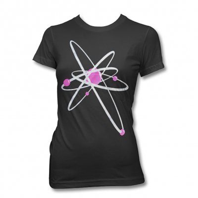 Strung Out - Women's White/Pink Astrolux Tee (Black)