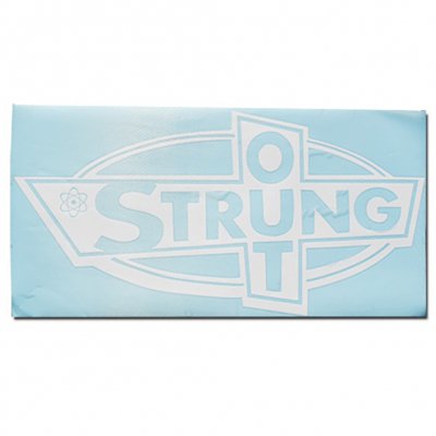 strung-out - Big Ass OG Logo Sticker (White 12.5"x24")