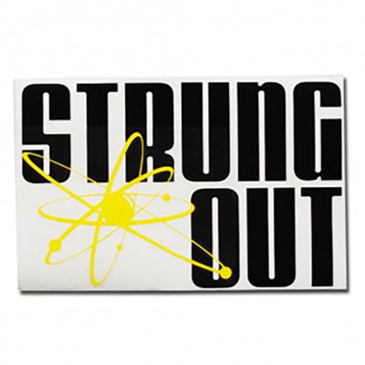 strung-out - Band Name Astrolux (Black/Yellow 4.5"x7")