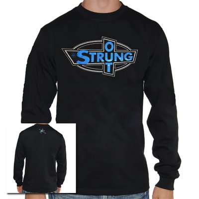 strung-out - Blue OG Logo Long Sleeve Tee (Black)