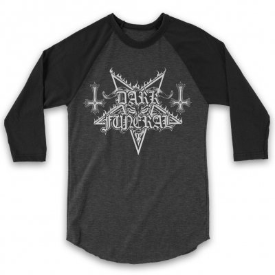 dark-funeral - Logo Raglan (Heather/Black)