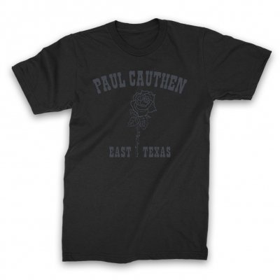 paul-cauthen - East Texas Rose T-Shirt (Black)