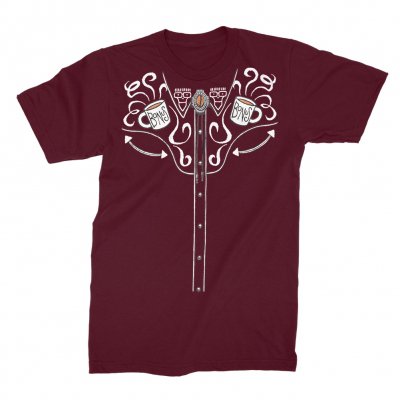 Descendents - Austin 2016 Event T-Shirt (Maroon)
