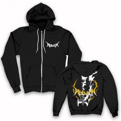 abbath - Fire Axe Zip Up Sweatshirt (Black)
