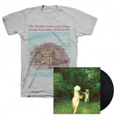 The World Is A Beautiful Place & I Am No Longer Afraid To Die - Harmlessness LP (Black) + Casket Tee Bundle