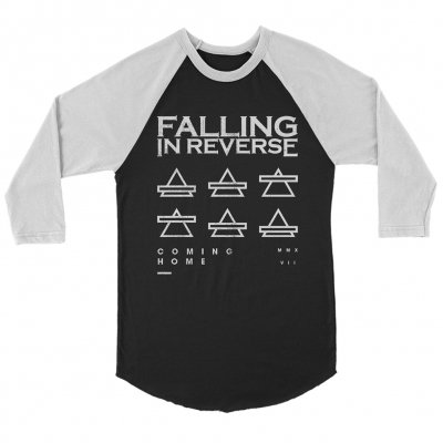 falling-in-reverse - Triangles Baseball Tee (Black)