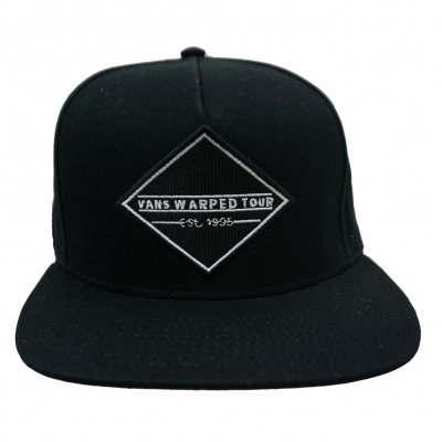 Vans Warped Tour - VWT Diamond Logo Black/Grey Snapback