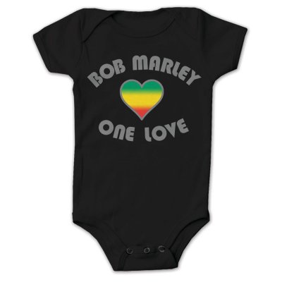 Bob Marley - One Love Heart Onesie