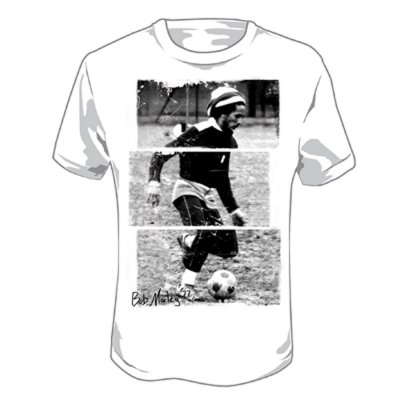 Bob Marley - Soccer '77 T-Shirt (White)