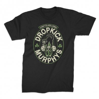 dropkick-murphys - First Class Loser Badge Tee (Black)
