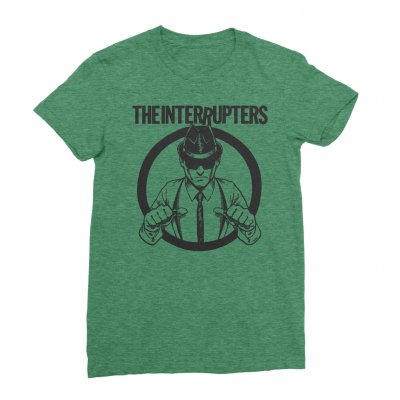 the-interrupters - Suspenders T-Shirt - Women's (Kelly Green)