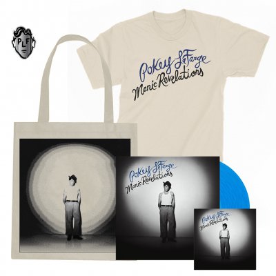 pokey-lafarge - Manic Revelations CD & LP (Blue) + T-Shirt (Natural)+ Tote Bag + Pin