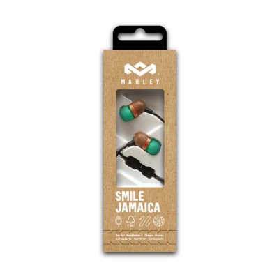 Bob Marley - Smile Jamaica Earbuds (Rasta)
