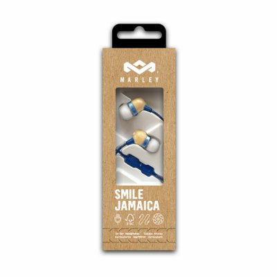 Bob Marley - Smile Jamaica Earbuds (Denim)