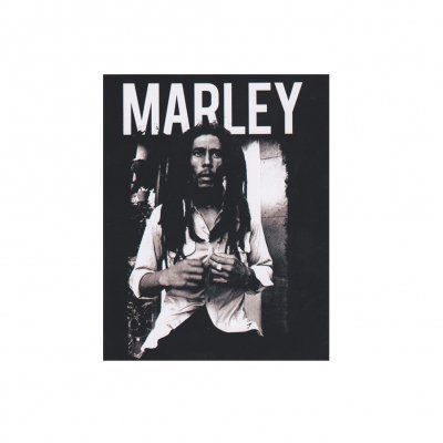 Bob Marley - Black & White Sticker