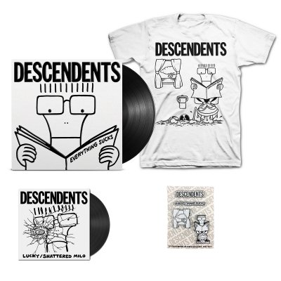 Descendents - Everything Sucks 20th Anniversary LP/7" (Black 180g) + T-Shirt + Enamel Pin Set