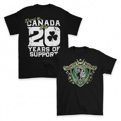 dropkick-murphys - 20 Years of Support Tee