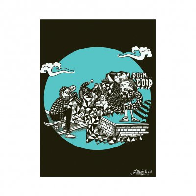 FC St Pauli - Viva Con Agua Print (Sadhux - Nepal)