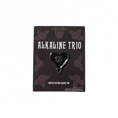 Alkaline Trio - Heartskull Enamel Pin