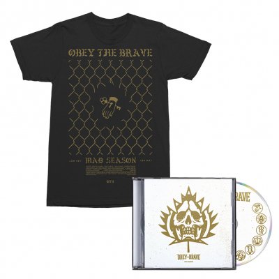 Obey The Brave - Mad Season CD + Low Key T-Shirt (Black) Bundle