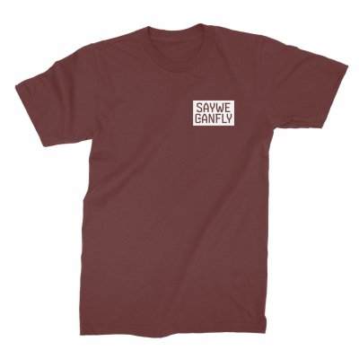 SayWeCanFly - Box Logo Tee (Maroon)