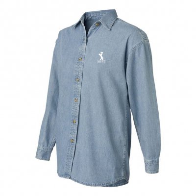 dave-koz - 2017 Cruise Ladies Denim Shirt (Light Wash)