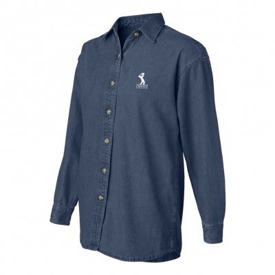 dave-koz - 2017 Cruise Ladies Denim Shirt (Dark Wash)