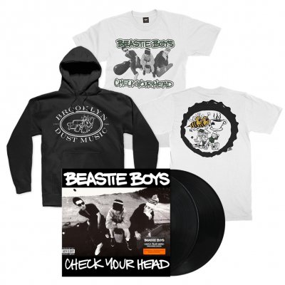 beastie-boys - Check Your Head 2xLP + Bees Tea T-Shirt + Dust Music Elephant Hoodie Bundle