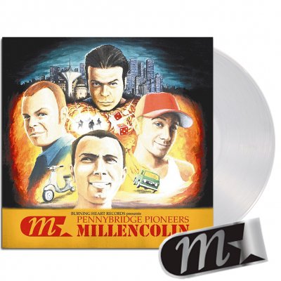 millencolin - Pennybridge Pioneers LP (Clear) + M Star Enamel Pin Bundle