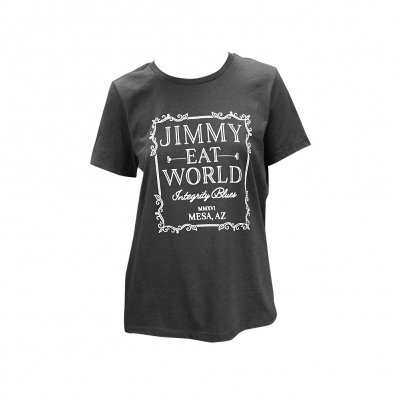 jimmy-eat-world - Ornate Womens T-Shirt (Black)