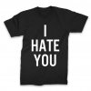 IMAGE | I Hate You T-Shirt (Black) - detail 1