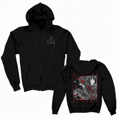 alcest - Kodama Zip Up Sweatshirt (Black)