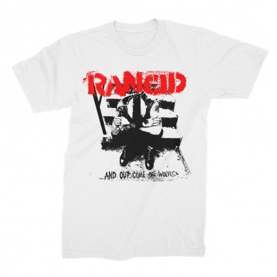 rancid - ...And Out Come The Wolves Tee (White)