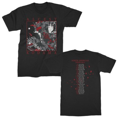 alcest - Kodama Eclosion Tour T-Shirt (Black)