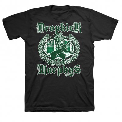 dropkick-murphys - Plaid Lion Tee (Black)