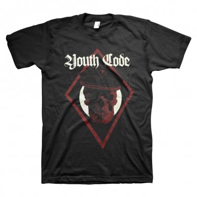 youth-code - Skull Captain T-Shirt (Black)