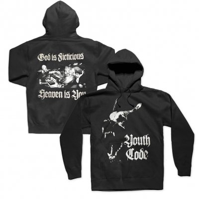 youth-code - Dog Pullover Hoodie (Black)